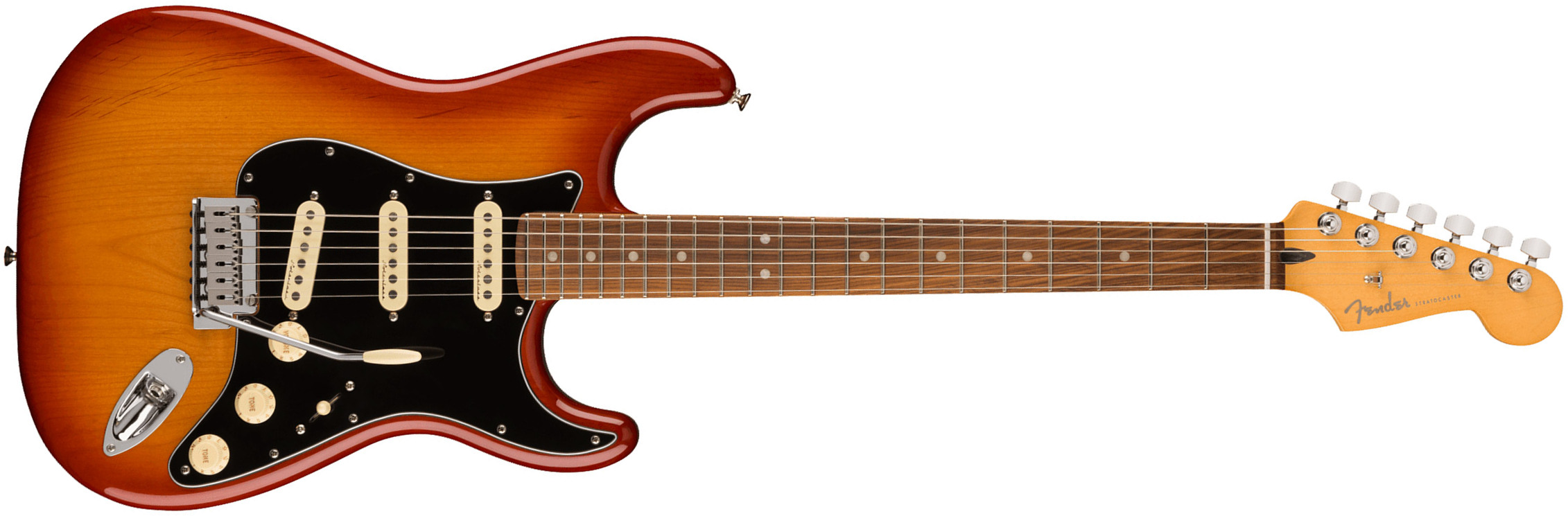 Fender Strat Player Plus Mex 2023 3s Trem Pf - Sienna Sunburst - Guitarra eléctrica con forma de str. - Main picture
