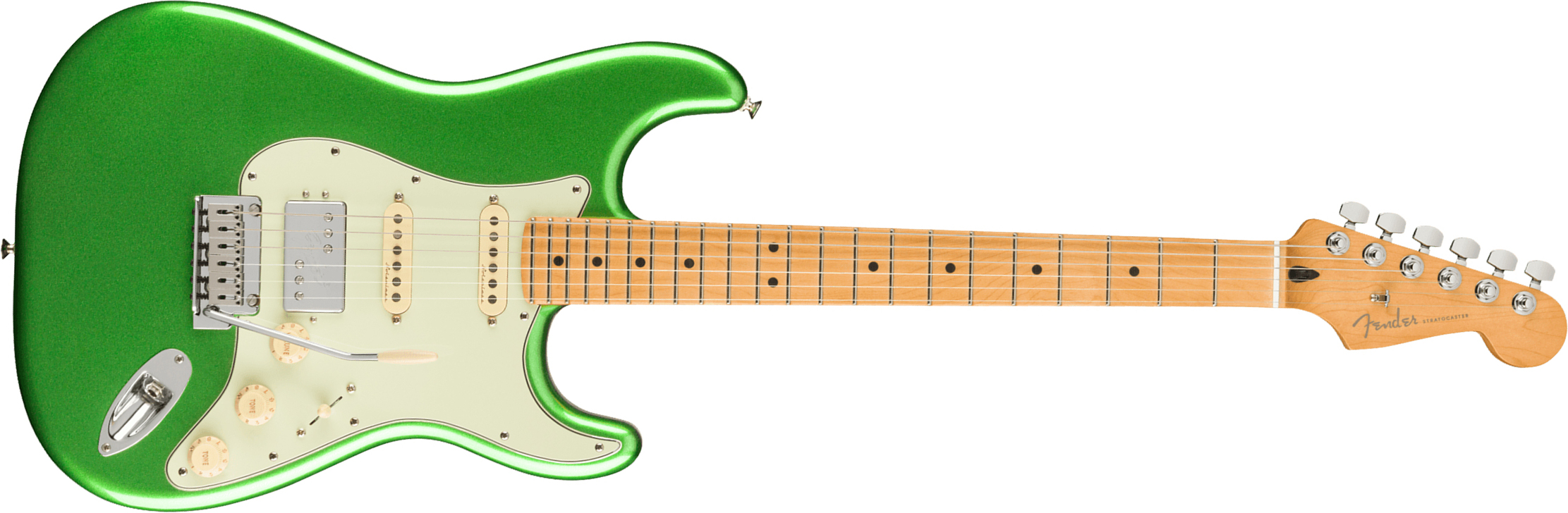 Fender Strat Player Plus Mex Hss Trem Mn - Cosmic Jade - Guitarra eléctrica con forma de str. - Main picture