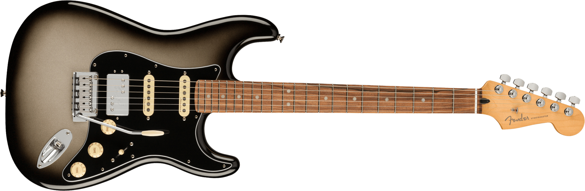 Fender Strat Player Plus Mex Hss Trem Pf - Silverburst - Guitarra eléctrica con forma de str. - Main picture