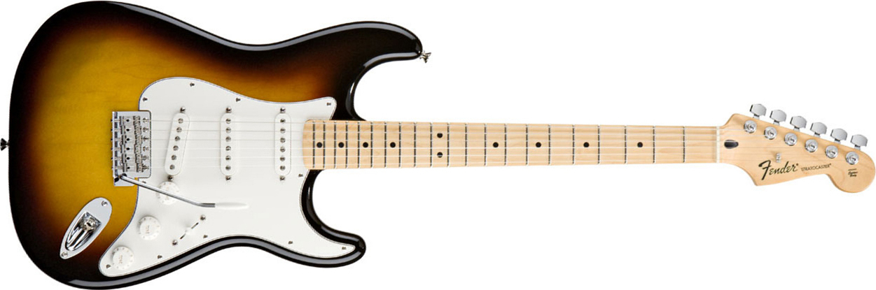 Fender Strat Standard Mex Sss Mn - Brown Sunburst - Guitarra eléctrica con forma de str. - Main picture