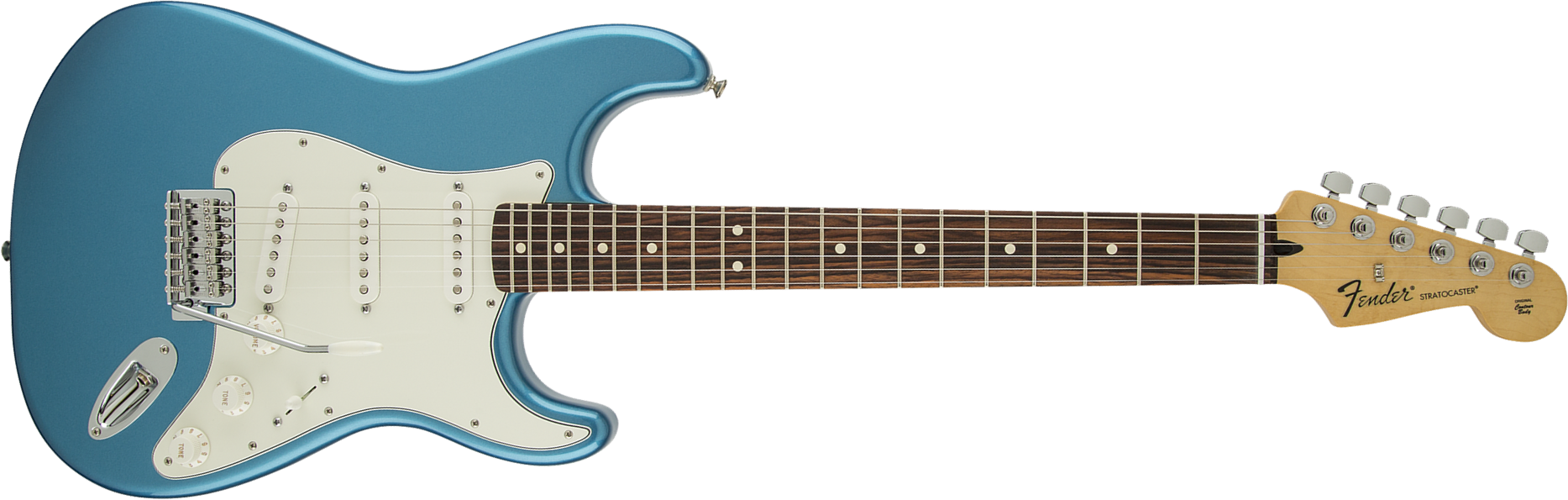Fender Strat Standard Mex Sss Pf - Lake Placid Blue - Guitarra eléctrica con forma de str. - Main picture