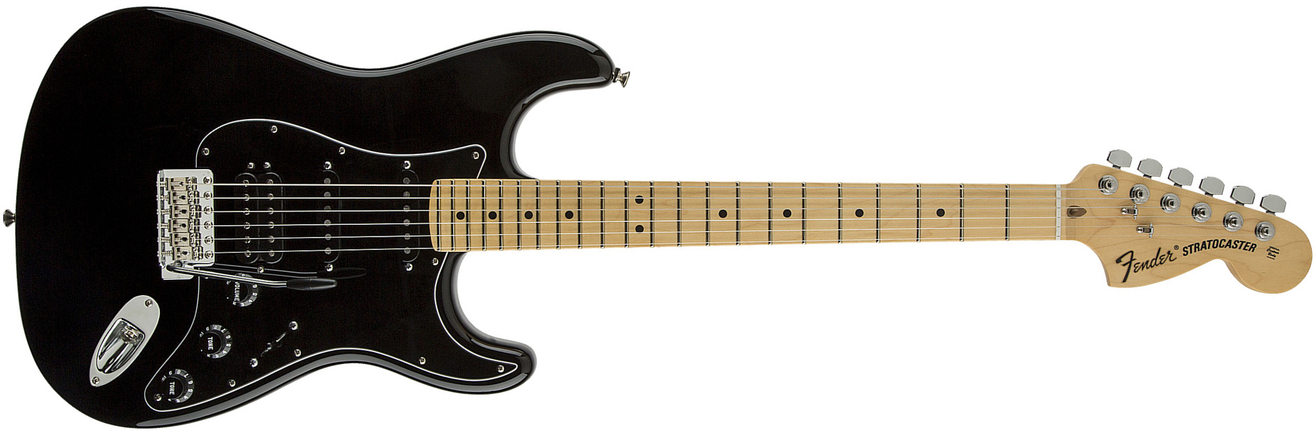Fender Stratocaster American Special Hss Usa Mn - Black - Guitarra eléctrica con forma de str. - Main picture