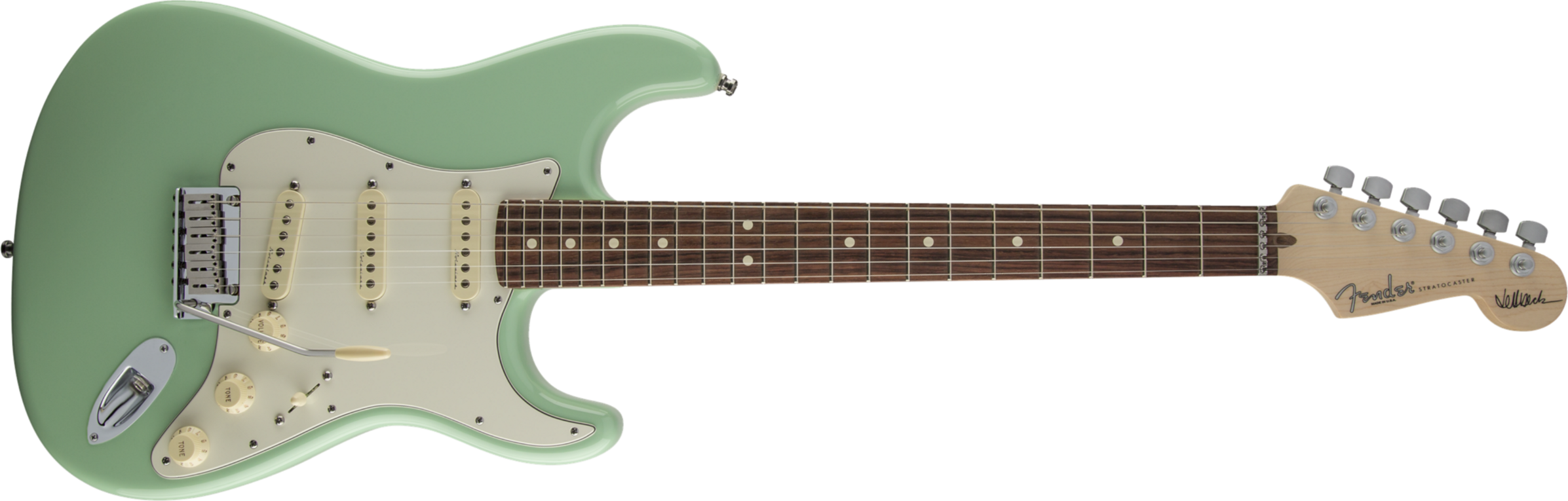 Fender Stratocaster Jeff Beck - Surf Green - Guitarra eléctrica con forma de str. - Main picture