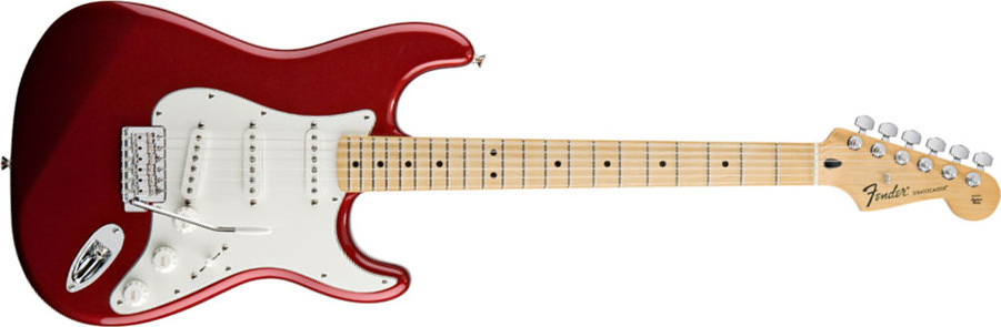 Fender Strat Mexican Standard 2011 3s Mn Candy Apple Red - Guitarra eléctrica con forma de str. - Main picture