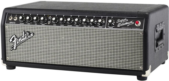 Fender Super Bassman - Black/silver - Cabezal para bajo - Main picture