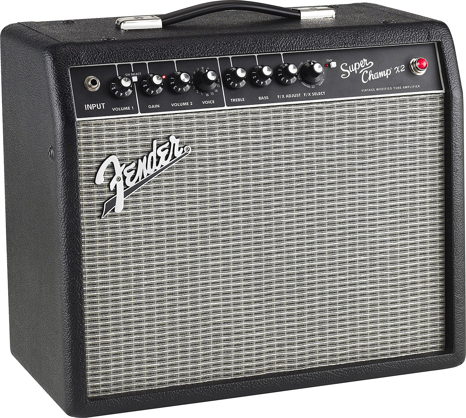 Fender Super Champ X2 2012 15w 1x10 Black - Combo amplificador para guitarra eléctrica - Main picture