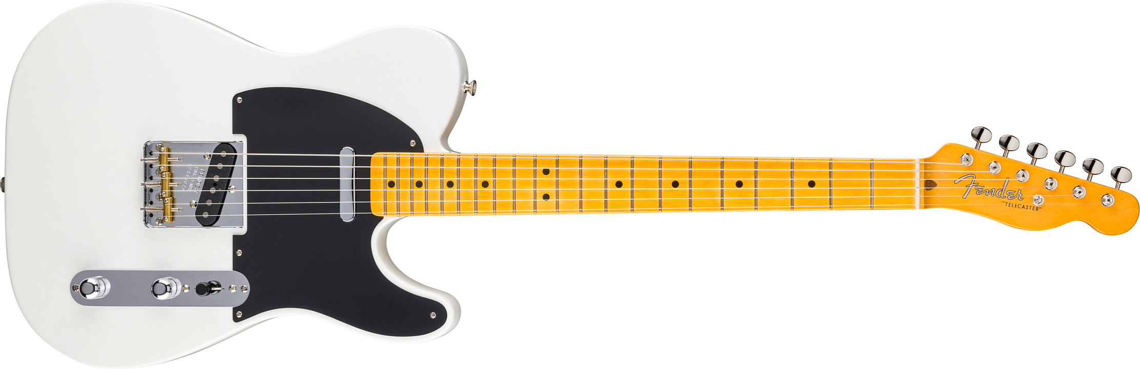 Fender Tele 1952 American Vintage Ii Ltd Usa 2s Ht Mn - Prototype White - Guitarra eléctrica con forma de tel - Main picture