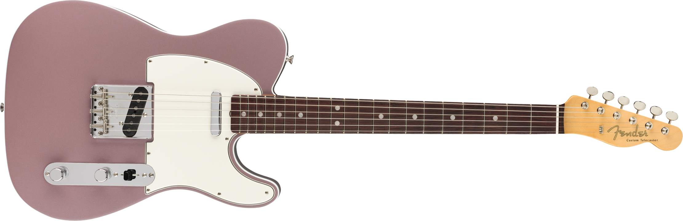 Fender Tele '60s American Original Usa Ss Rw - Burgundy Mist Metallic - Guitarra eléctrica con forma de tel - Main picture