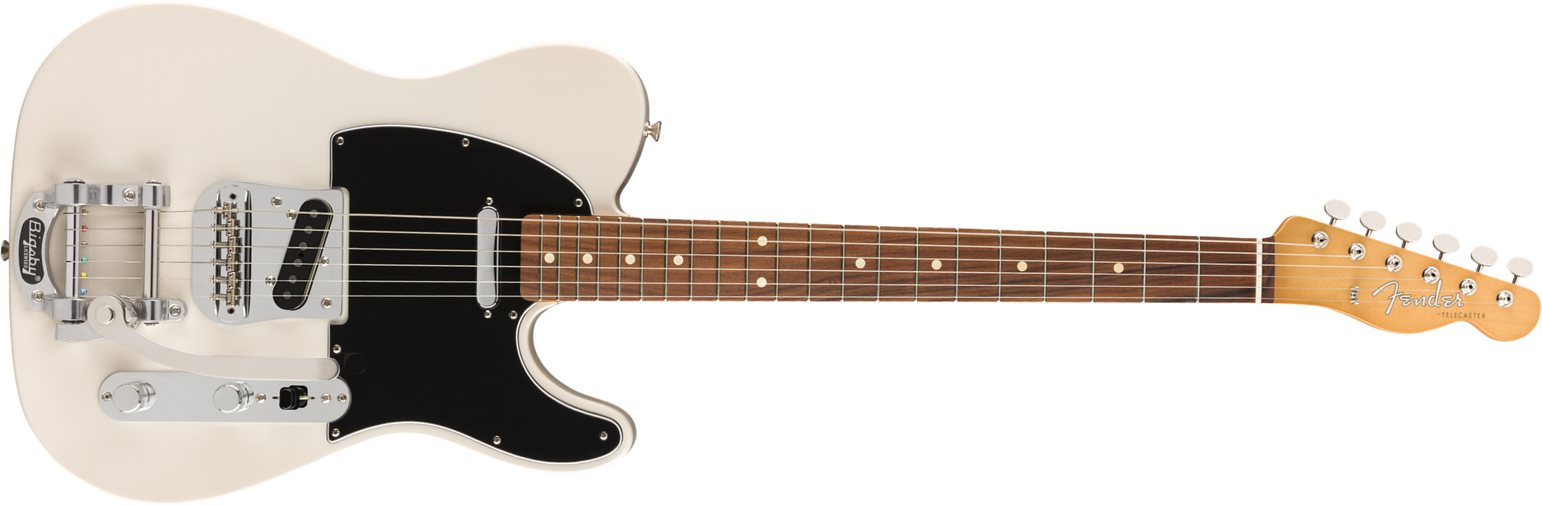 Fender Tele 60s Bigsby Vintera Vintage Mex Pf - White Blonde - Guitarra eléctrica con forma de tel - Main picture