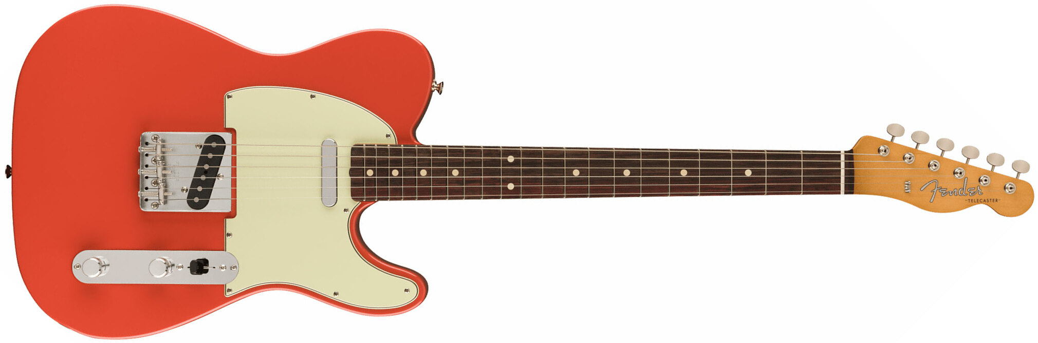 Fender Tele 60s Vintera 2 Mex 2s Ht Rw - Fiesta Red - Guitarra eléctrica con forma de tel - Main picture
