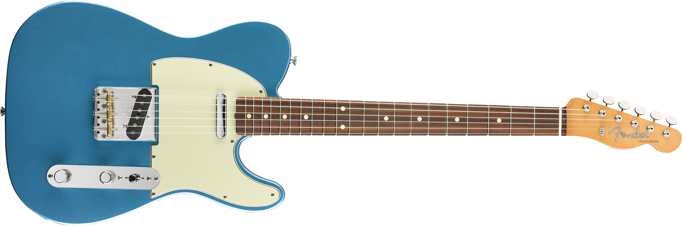 Fender Tele 60s Vintera Modified Mex Pf - Lake Placid Blue - Guitarra eléctrica con forma de tel - Main picture