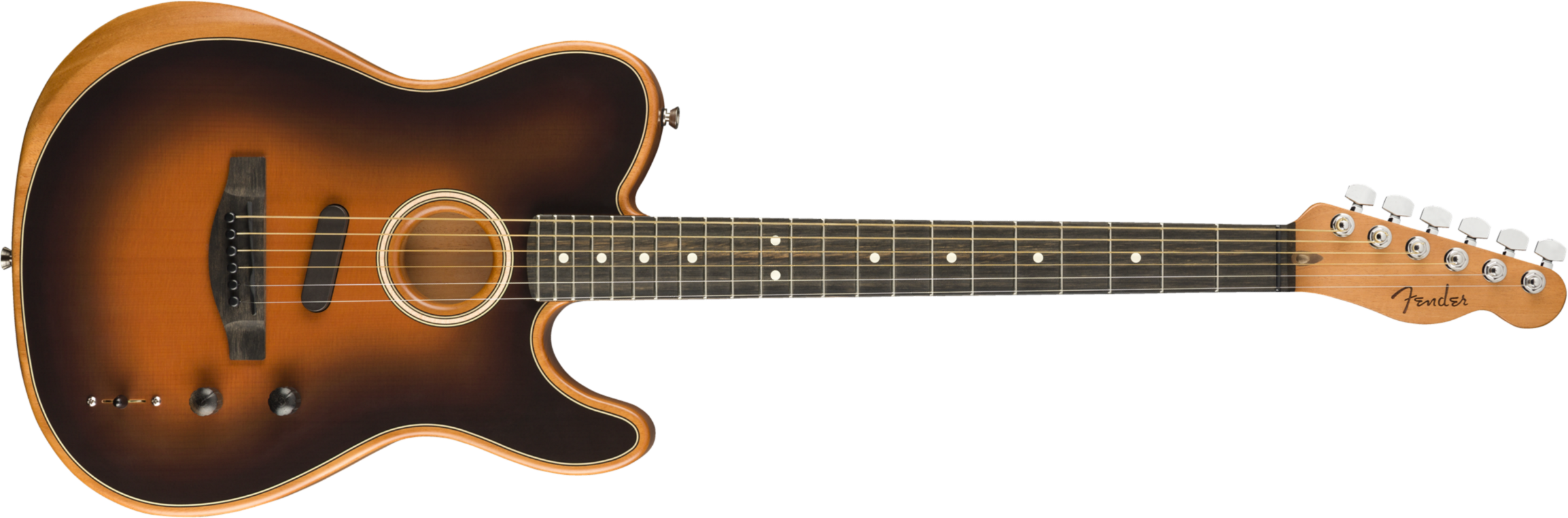 Fender Tele American Acoustasonic Usa Eb - Sunburst - Guitarra acústica & electro - Main picture