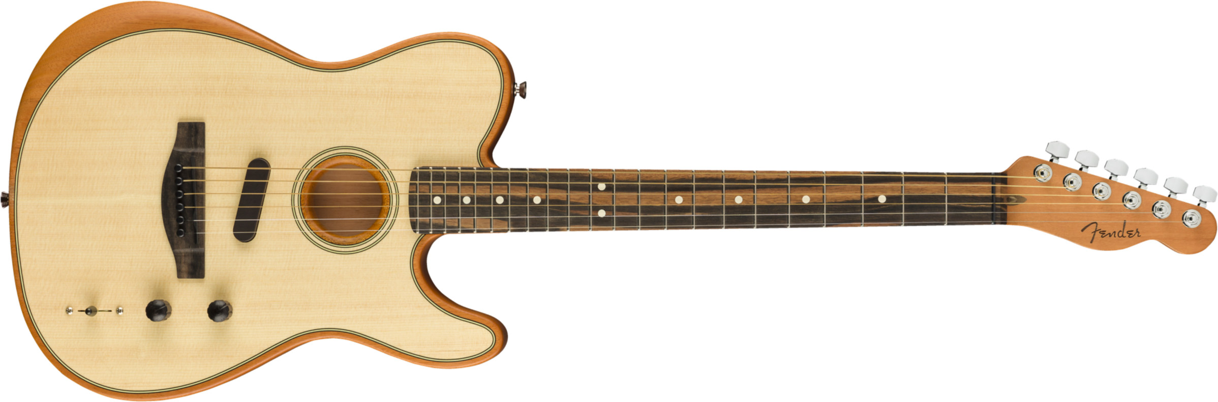 Fender Tele American Acoustasonic Usa Eb - Natural - Guitarra acústica & electro - Main picture