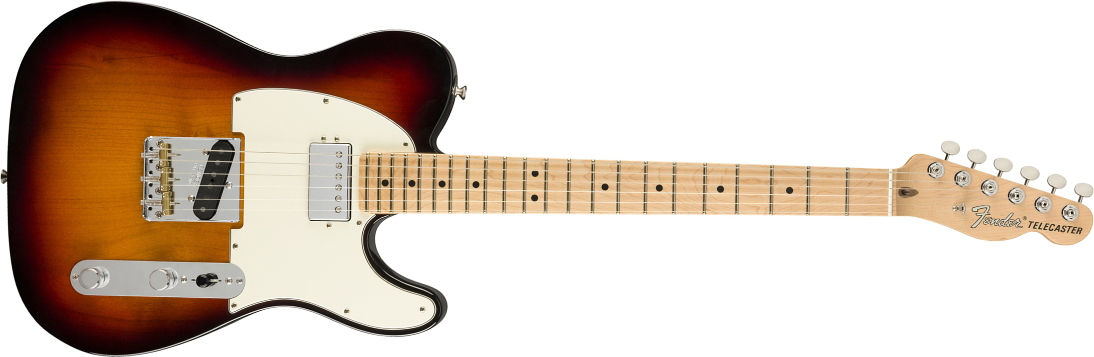 Fender Tele American Performer Hum Usa Sh Mn - 3-color Sunburst - Guitarra eléctrica con forma de tel - Main picture