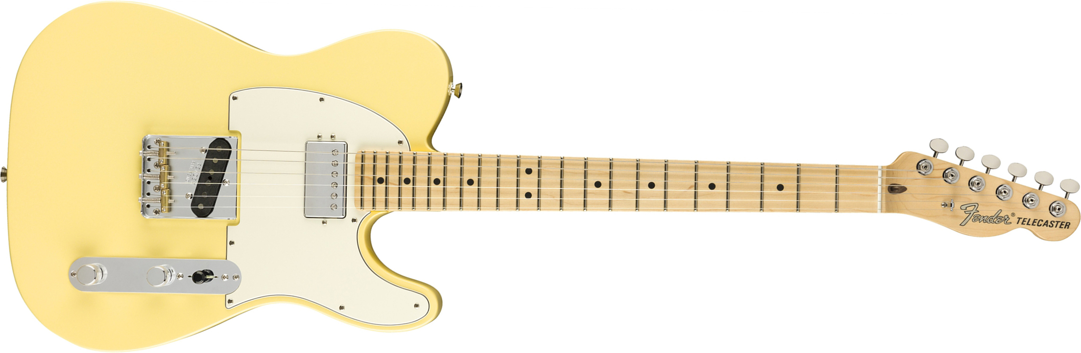 Fender Tele American Performer Hum Usa Sh Mn - Vintage White - Guitarra eléctrica con forma de tel - Main picture