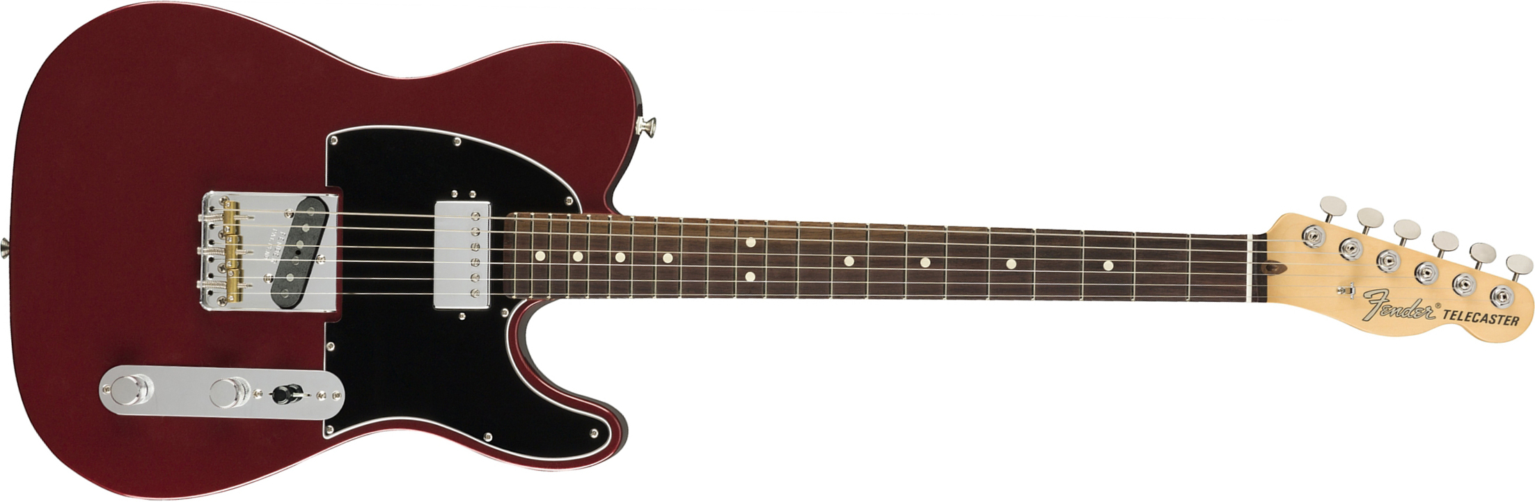 Fender Tele American Performer Hum Usa Sh Rw - Aubergine - Guitarra eléctrica con forma de tel - Main picture