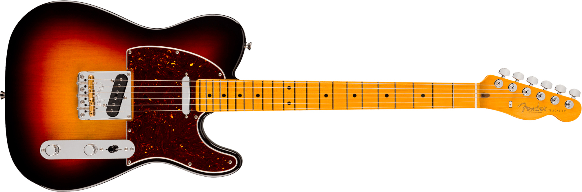 Fender Tele American Pro. Usa  2s Ht Mn - 3-color Sunburst - Guitarra eléctrica con forma de tel - Main picture