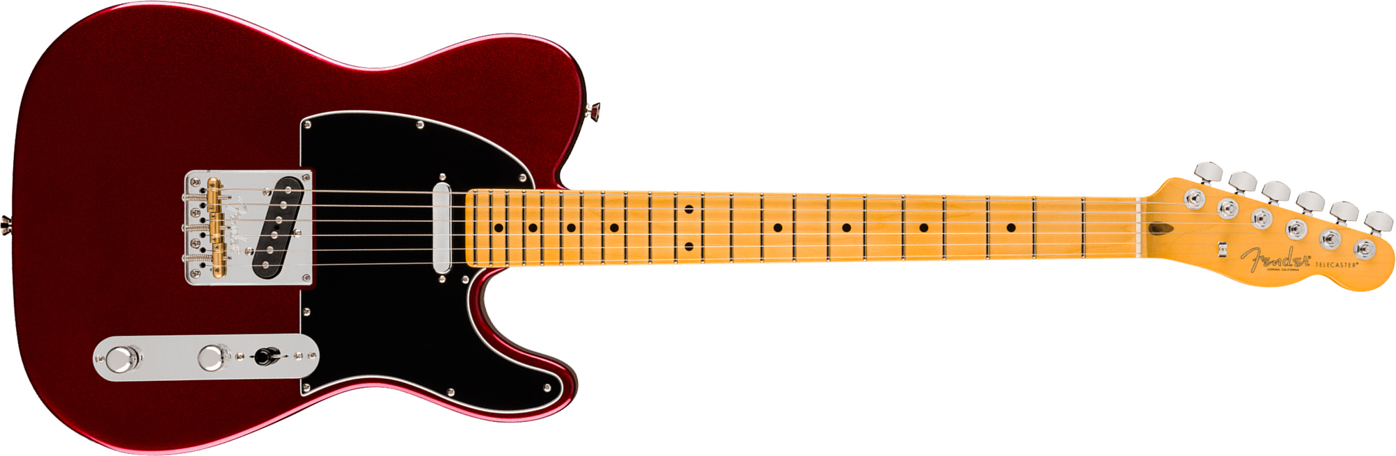 Fender Tele American Pro. Usa  2s Ht Mn - Oxblood - Guitarra eléctrica con forma de tel - Main picture