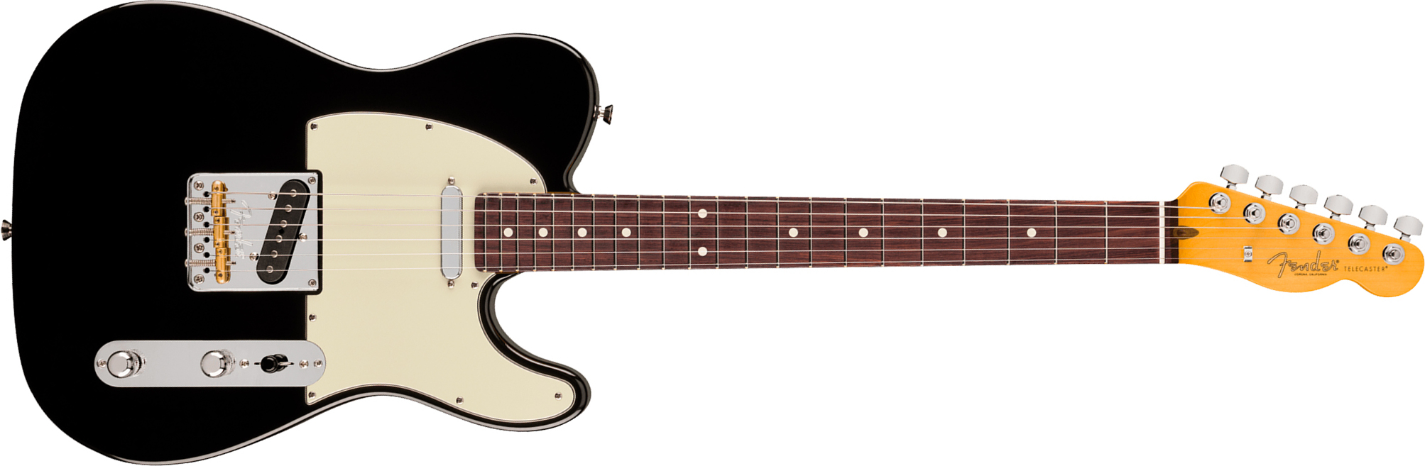 Fender Tele American Pro. Usa  2s Ht Rw - Black - Guitarra eléctrica con forma de tel - Main picture