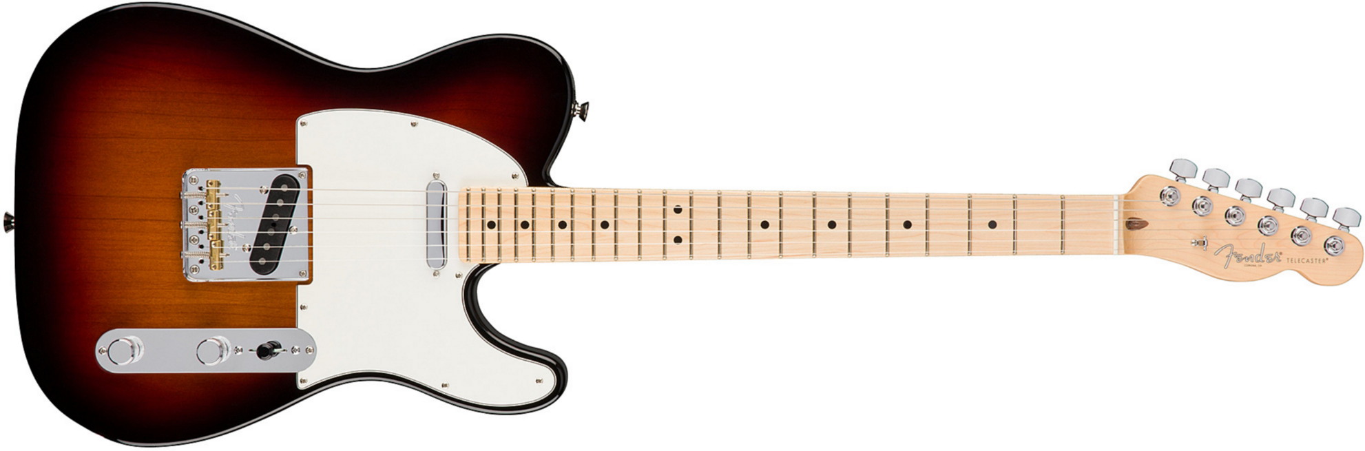 Fender Tele American Professional 2s Usa Mn - 3-color Sunburst - Guitarra eléctrica con forma de tel - Main picture