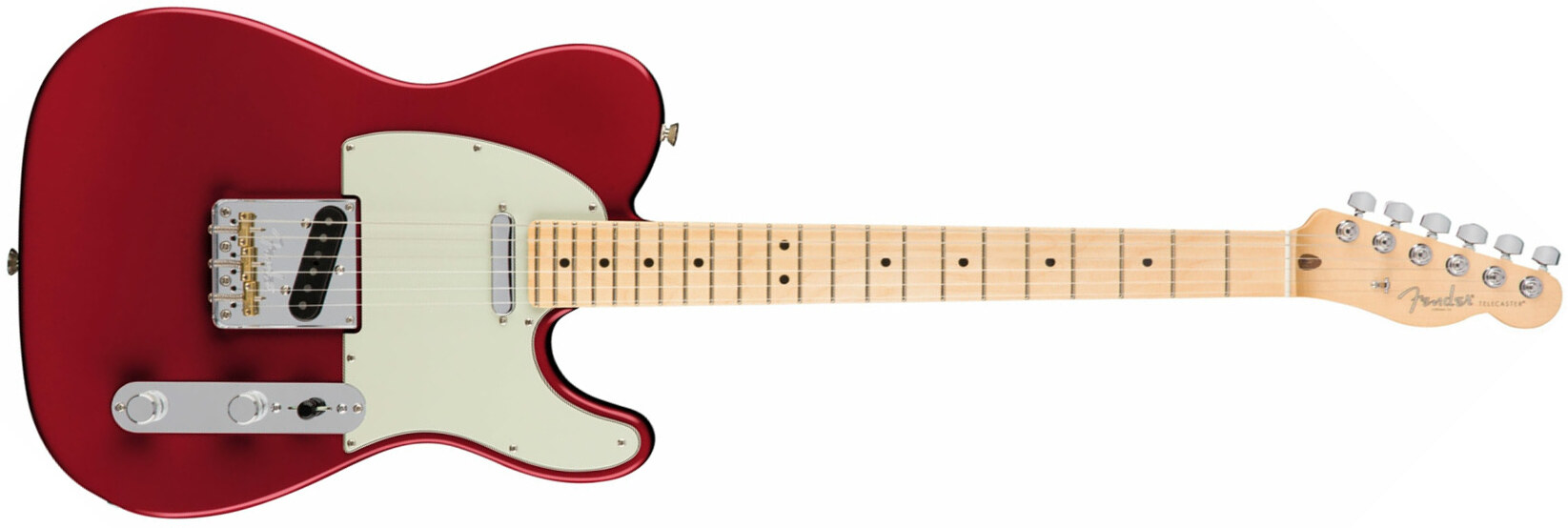 Fender Tele American Professional 2s Usa Mn - Candy Apple Red - Guitarra eléctrica con forma de tel - Main picture