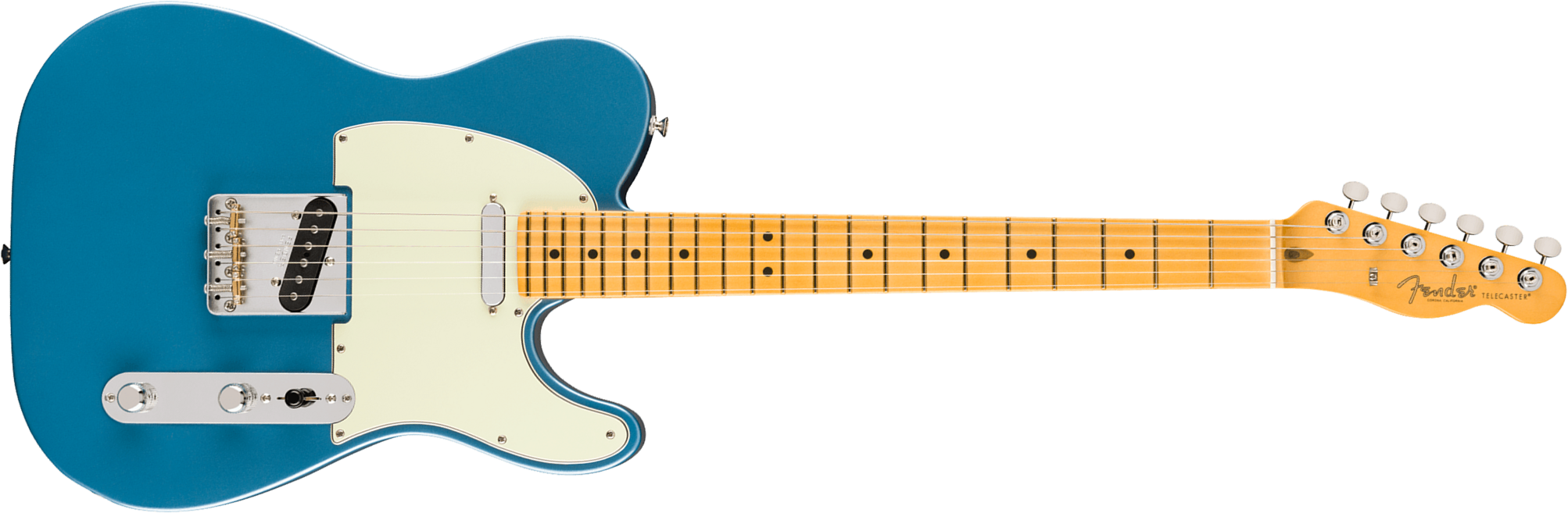 Fender Tele American Professional Classic Usa 2s Ht Mn - Faded Lake Placid Blue - Guitarra eléctrica con forma de tel - Main picture