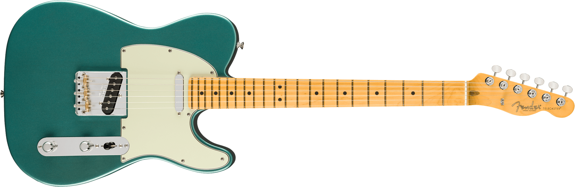 Fender Tele American Professional Classic Usa 2s Ht Mn - Faded Sherwood Green Metallic - Guitarra eléctrica con forma de tel - Main picture