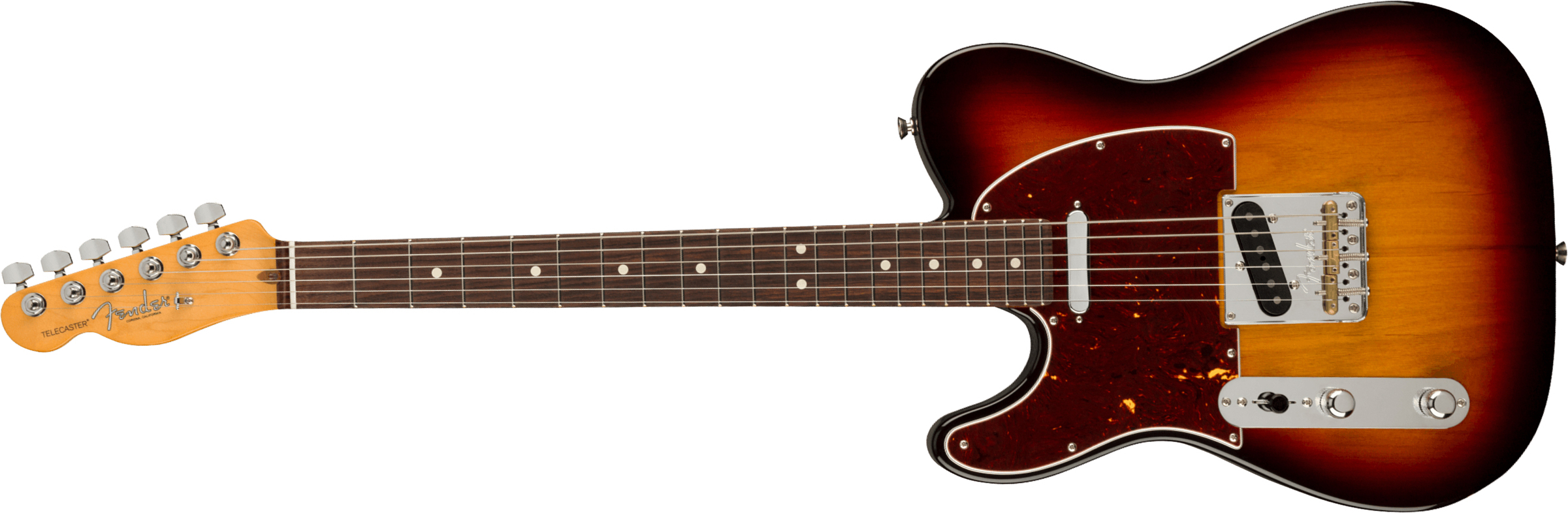 Fender Tele American Professional Ii Lh Gaucher Usa Rw - 3-color Sunburst - Guitarra electrica para zurdos - Main picture