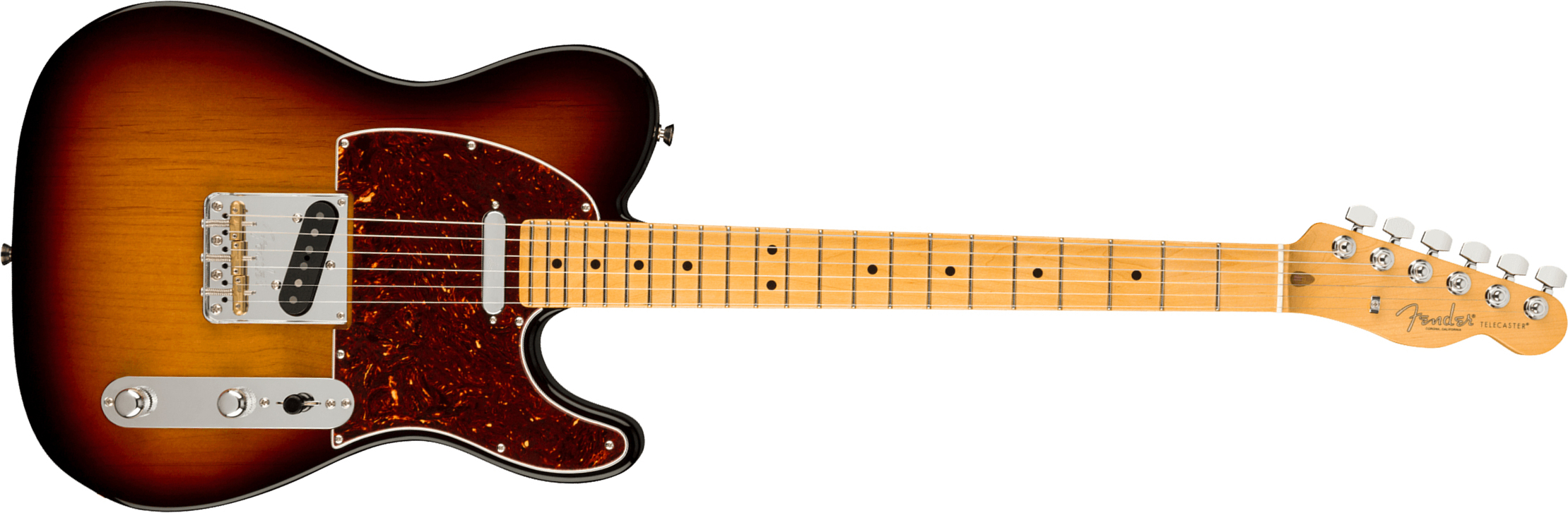 Fender Tele American Professional Ii Usa Mn - 3-color Sunburst - Guitarra eléctrica con forma de tel - Main picture