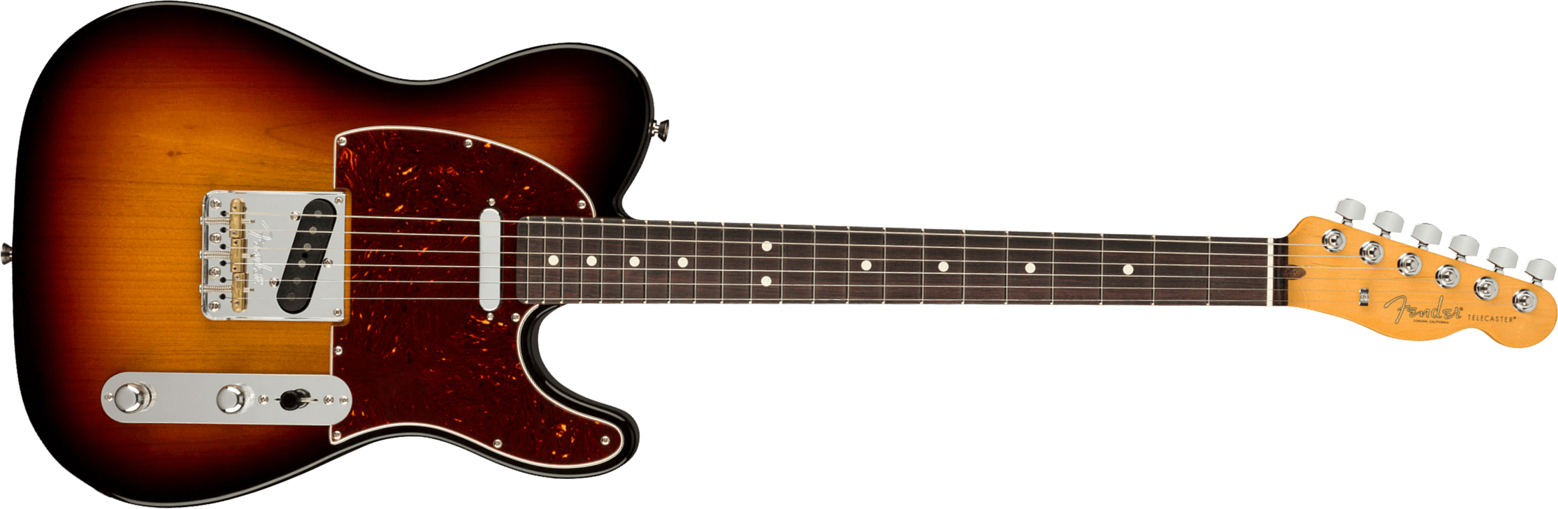 Fender Tele American Professional Ii Usa Rw - 3-color Sunburst - Guitarra eléctrica con forma de tel - Main picture