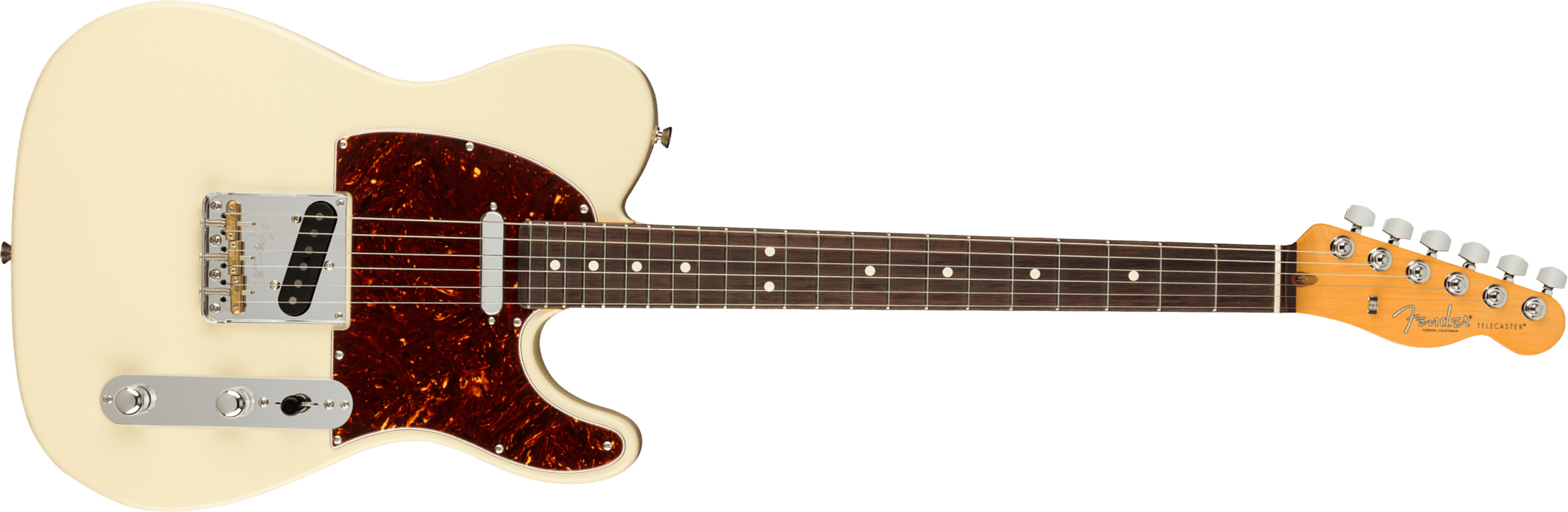 Fender Tele American Professional Ii Usa Rw - Olympic White - Guitarra eléctrica con forma de tel - Main picture