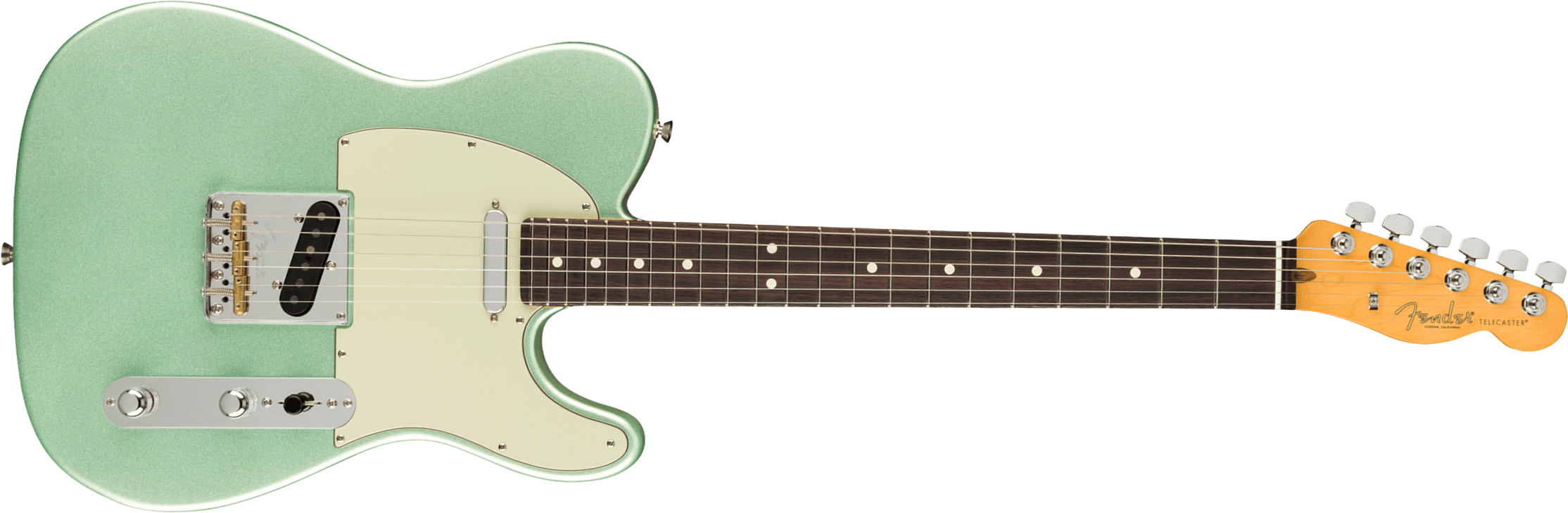 Fender Tele American Professional Ii Usa Rw - Mystic Surf Green - Guitarra eléctrica con forma de tel - Main picture