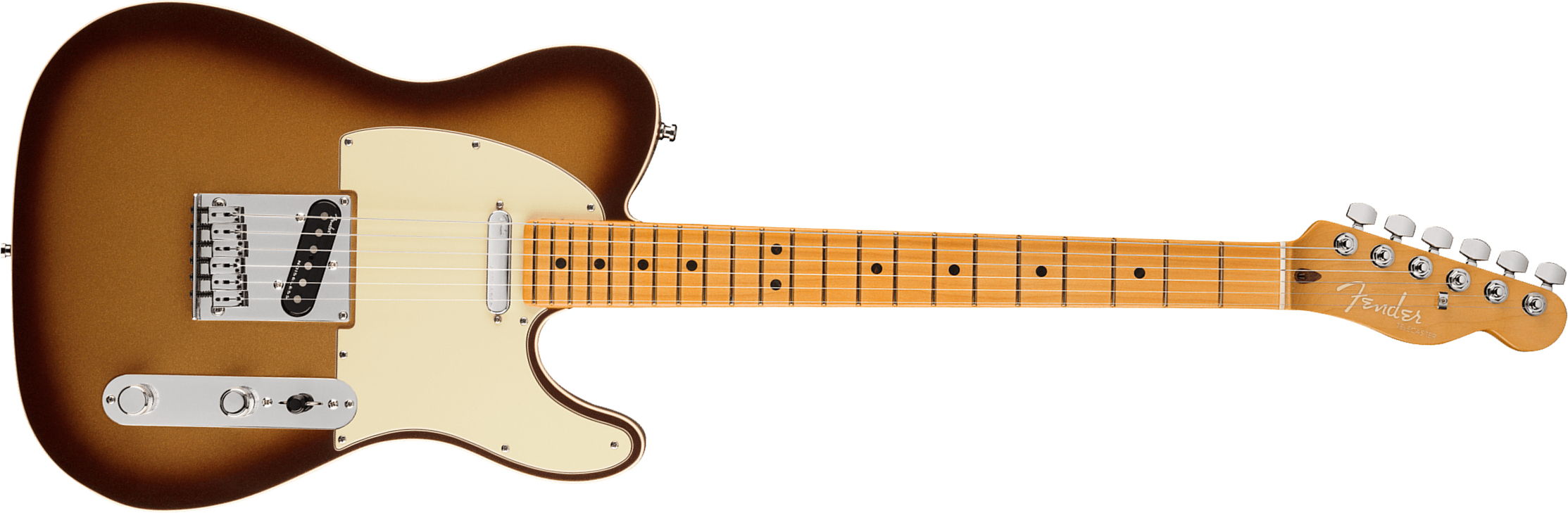 Fender Tele American Ultra 2019 Usa Mn - Mocha Burst - Guitarra eléctrica con forma de tel - Main picture