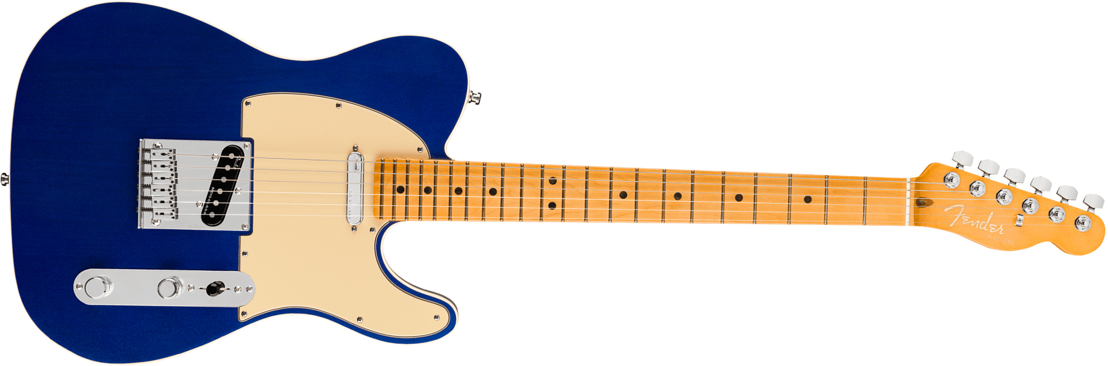 Fender Tele American Ultra 2019 Usa Mn - Cobra Blue - Guitarra eléctrica con forma de tel - Main picture