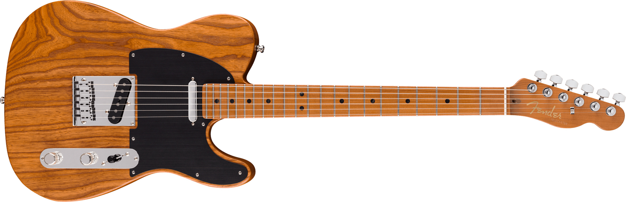 Fender Tele American Ultra Ii Ltd Usa 3s Custom Shop Ht Mn - Natural - Guitarra eléctrica con forma de tel - Main picture
