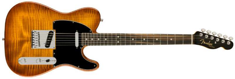 Fender Tele American Ultra Ltd Usa 2s Ht Eb - Tiger's Eye - Guitarra eléctrica con forma de tel - Main picture