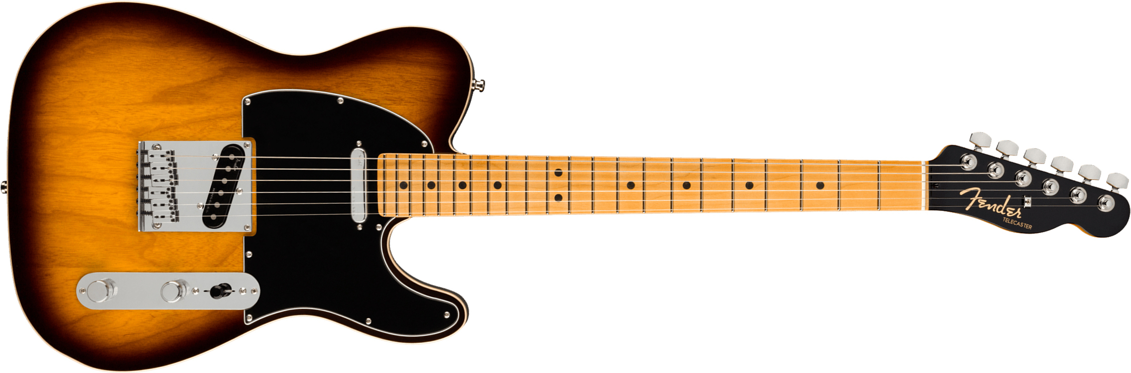 Fender Tele American Ultra Luxe Usa Mn +etui - 2-color Sunburst - Guitarra eléctrica con forma de tel - Main picture
