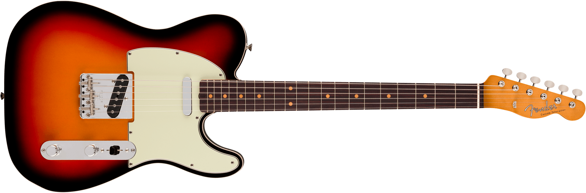 Fender Tele Custom Early 60s Vintera 3 Ltd Mex 2s Ht Rw - 3-color Sunburst - Guitarra eléctrica con forma de tel - Main picture