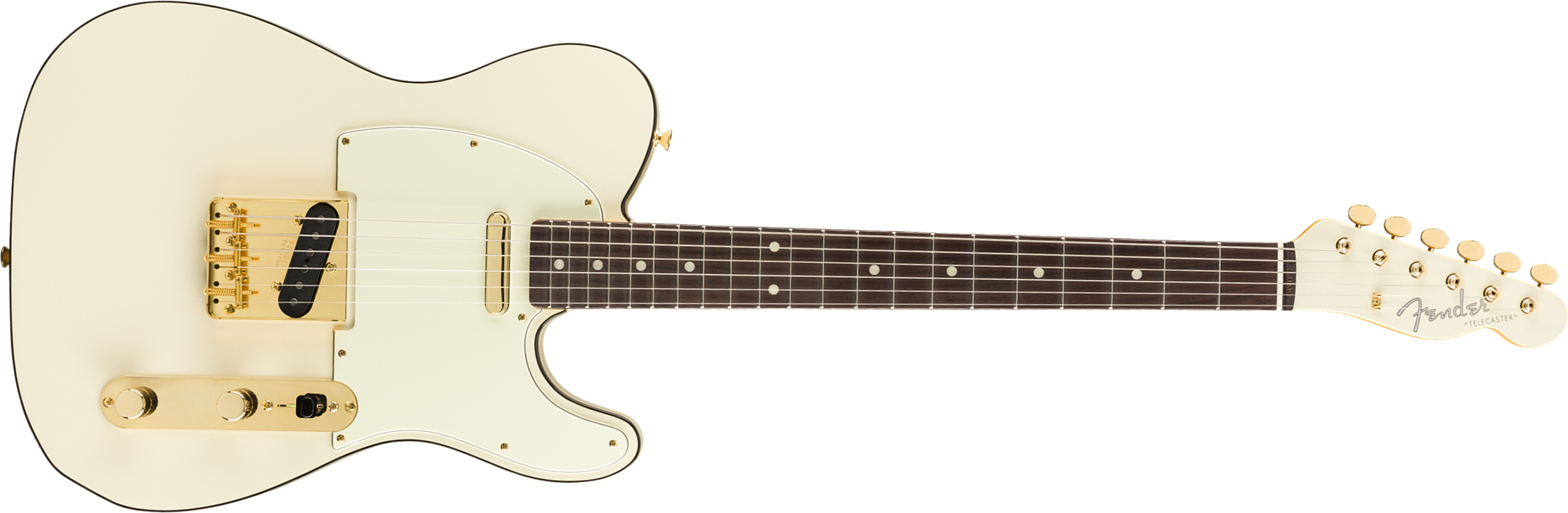 Fender Tele Daybreak Ltd 2019 Japon Gh Rw - Olympic White - Guitarra eléctrica con forma de tel - Main picture