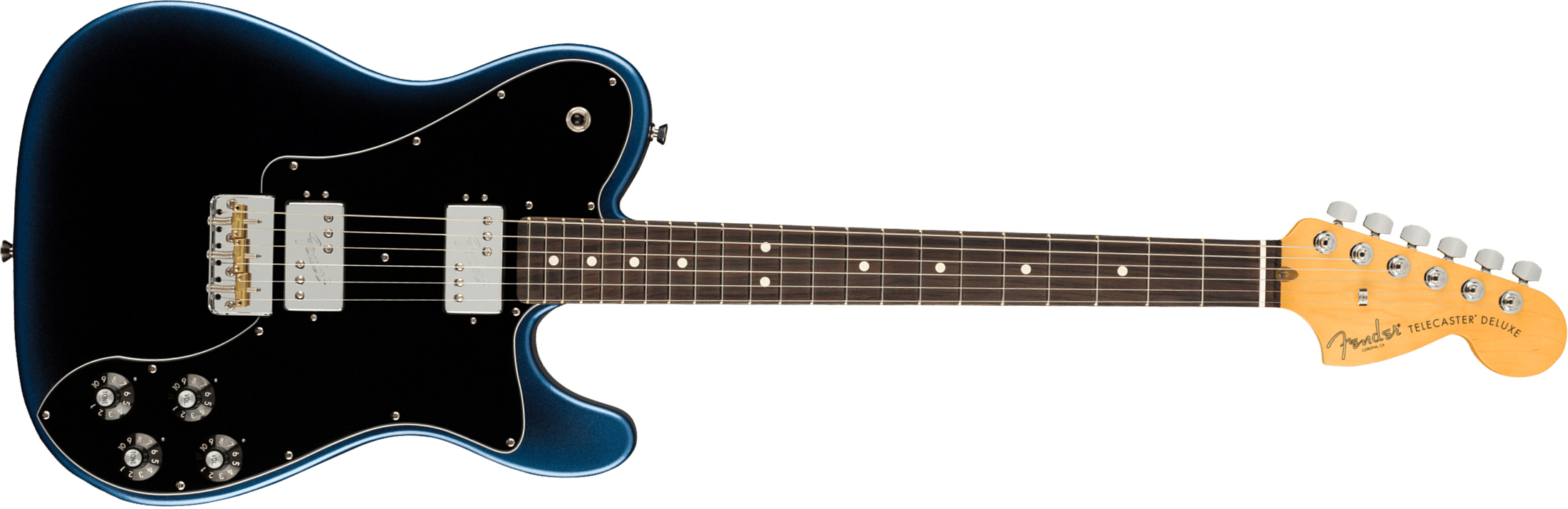 Fender Tele Deluxe American Professional Ii Usa Rw - Dark Night - Guitarra eléctrica con forma de tel - Main picture