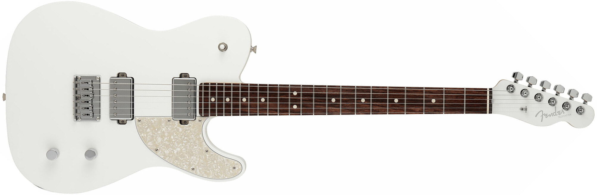 Fender Tele Elemental Mij Jap 2h Ht Rw - Nimbus White - Guitarra eléctrica con forma de tel - Main picture
