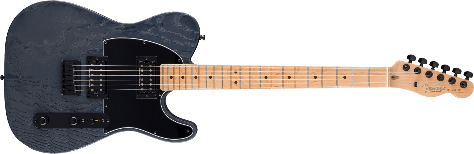 Fender Tele Hh American Professional Ii Usa 2h Seymour Duncan Ht Mn - Smoke - Guitarra eléctrica con forma de tel - Main picture