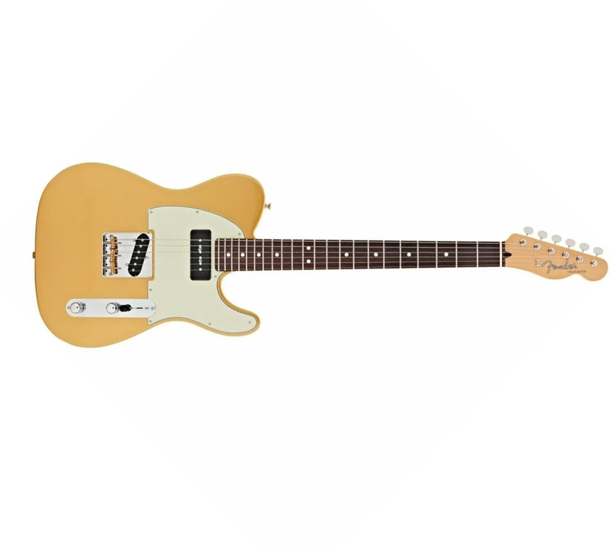 Fender Tele Hybrid Ii 90 Mij Jap S/p90 Ht Rw - Mystic Aztec Gold - Guitarra eléctrica con forma de tel - Main picture