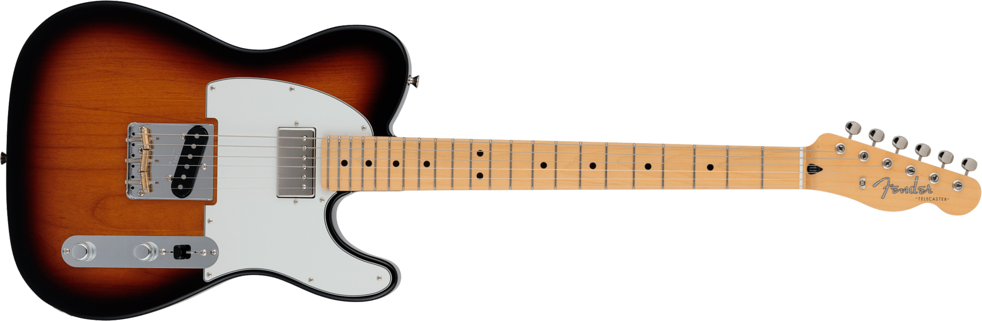 Fender Tele Hybrid Ii Mij Ltd Jap Sh Ht Mn - 3-color Sunburst - Guitarra eléctrica con forma de tel - Main picture