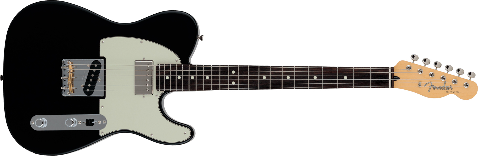 Fender Tele Hybrid Ii Mij Ltd Jap Sh Ht Rw - Black - Guitarra eléctrica con forma de tel - Main picture