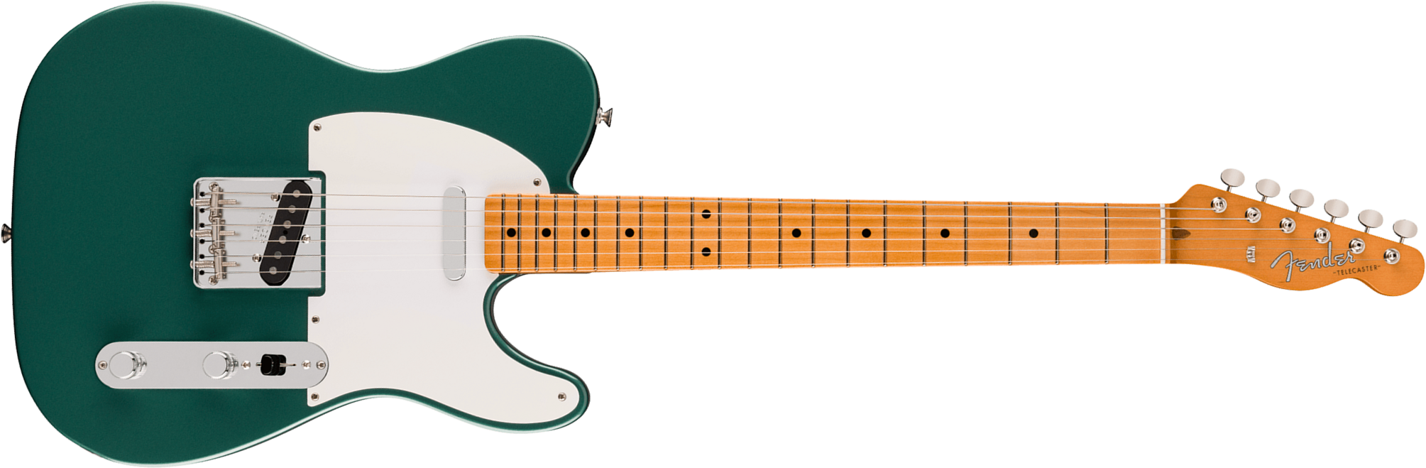 Fender Tele Late 50s Vintera 3 Mex 2s Ht Mn - Sherwood Green Metallic - Guitarra eléctrica con forma de tel - Main picture