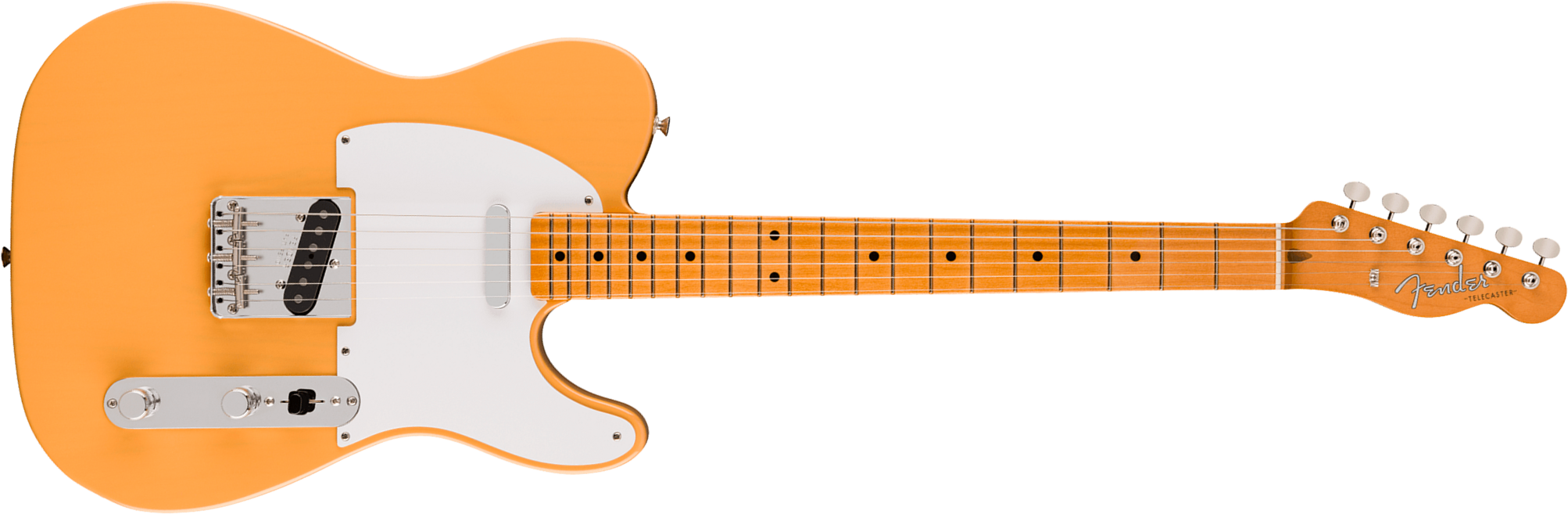 Fender Tele Late 50s Vintera 3 Mex 2s Ht Mn - Butterscotch Blonde - Guitarra eléctrica con forma de tel - Main picture