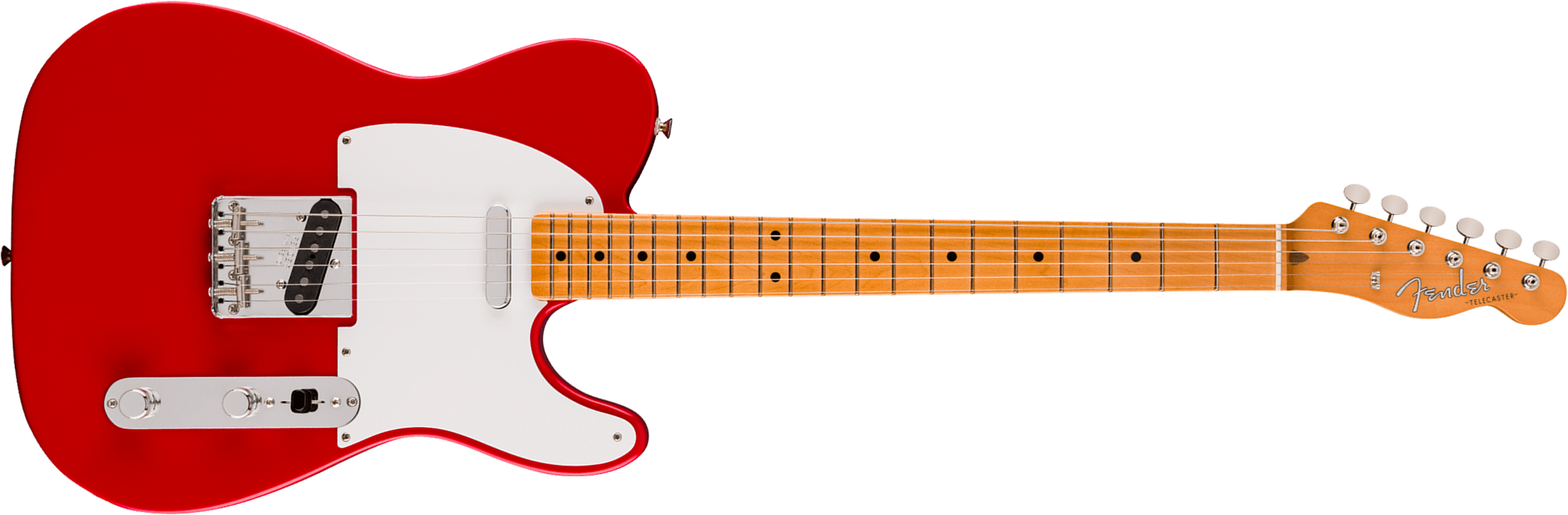 Fender Tele Late 50s Vintera 3 Mex 2s Ht Mn - Dakota Red - Guitarra eléctrica con forma de tel - Main picture