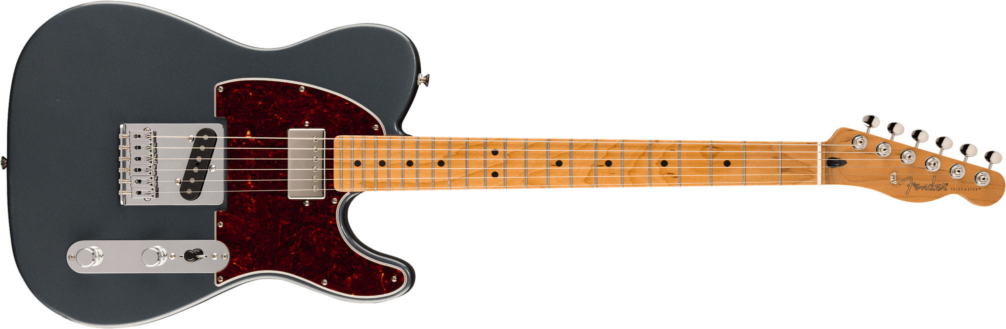 Fender Tele Player Ii Dealer Exclusive Mex Sh Custom Shop / S.duncan Trem Mn - Charcoal Frost Metallic - Guitarra eléctrica con forma de tel - Main pi