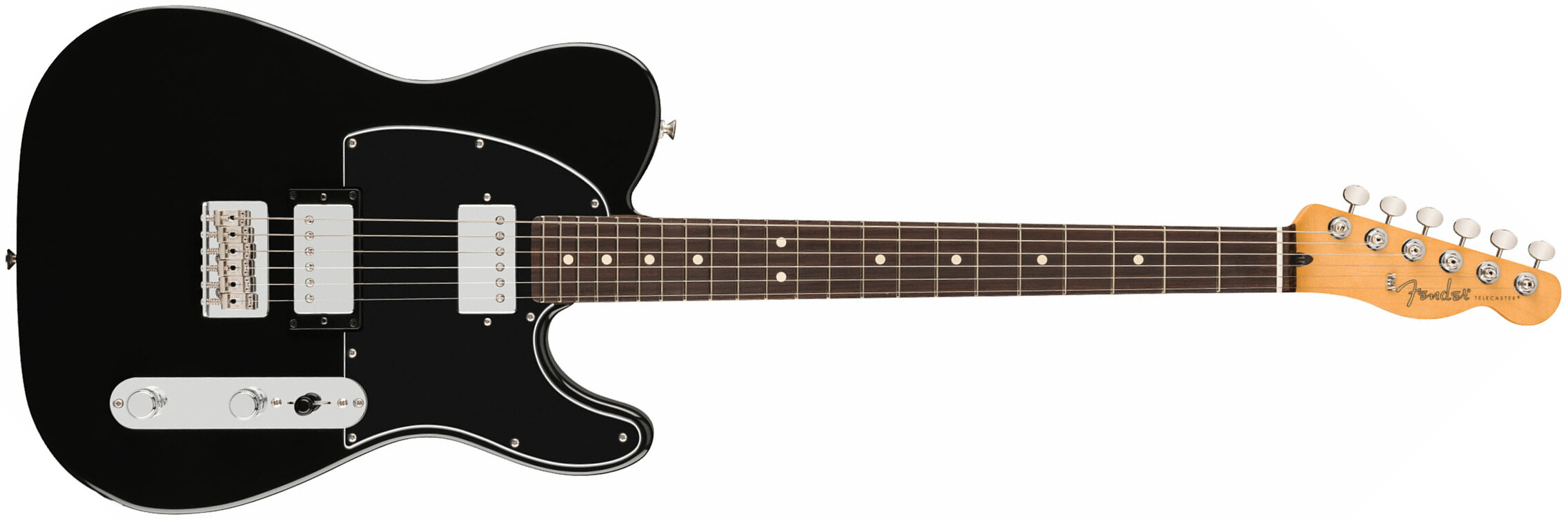 Fender Tele Player Ii Hh Mex 2h Ht Rw - Black - Guitarra eléctrica con forma de tel - Main picture